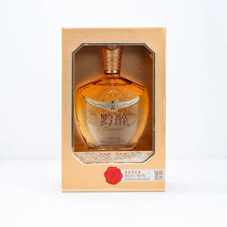 黔醉酒庄醉美酱香纯粮大曲坤沙酱香型白酒53%Vol500ml