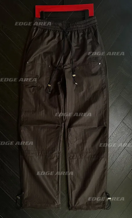 【EDGE AREA】新款蜡感图层三防吉*拉轻奢直筒裤百搭 888-11
