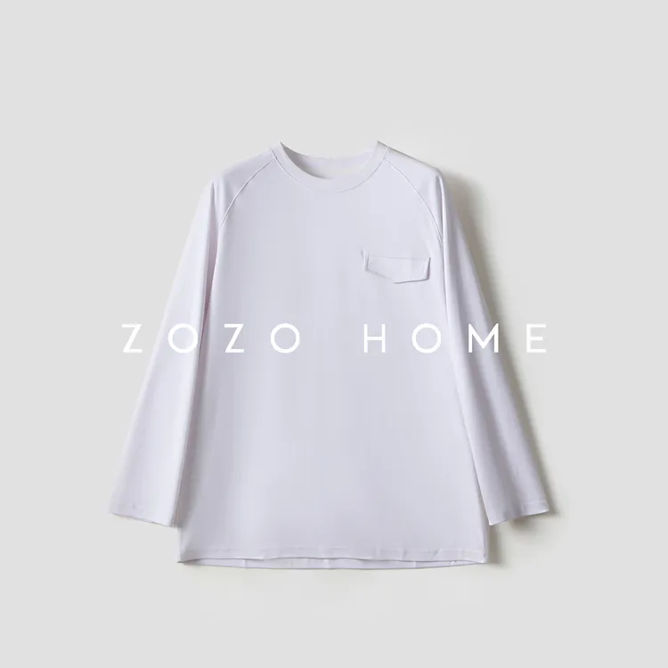 ZOZO HOME ｜“口袋T”廓形软雕塑加绒加厚打底衫q171803p