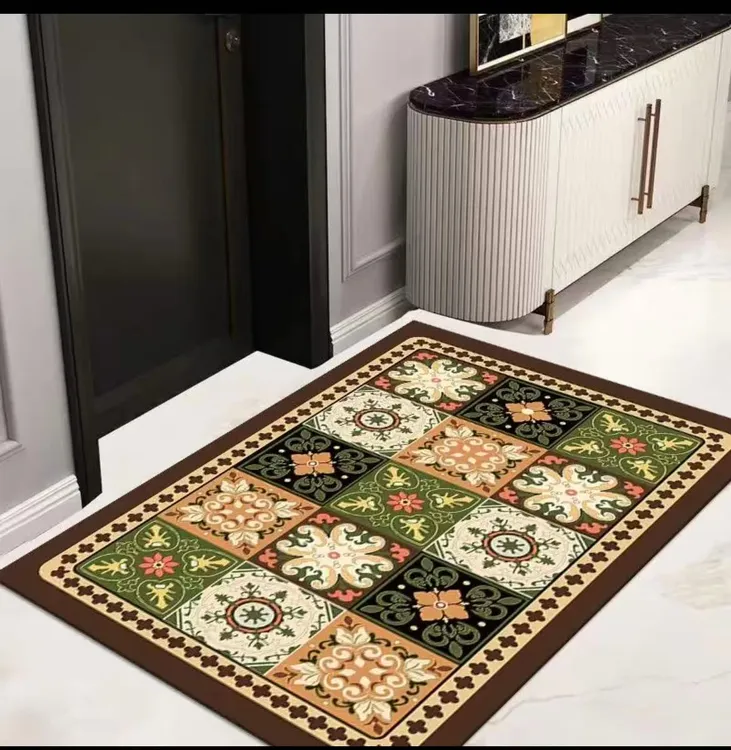 KX8233【70×100cm+45X70cm】硅藻泥卫生间浴室地垫防滑防油免洗耐