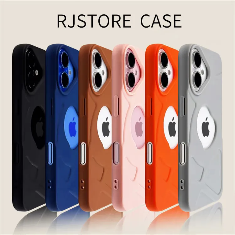 奥菲顿高级简约漏标适用苹果16/15Promax磁吸手机壳iPhone13/14软