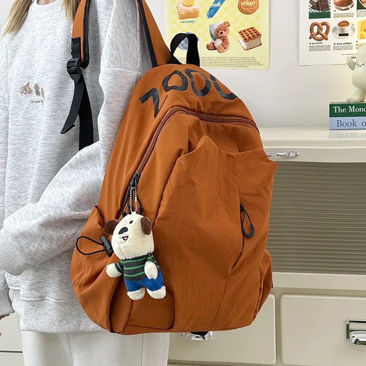 书包ins小众轻便防泼水高中生男女大容量运动户外双肩包旅行背包