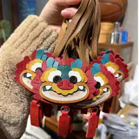 【孤品专拍】可皮手工皮具卡通挂件咕咕咕品