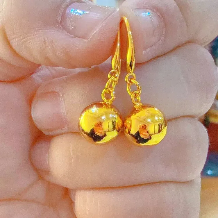 黄铜耳饰 铜合金时尚可爱气质精美耳勾长款耳吊耳环11022