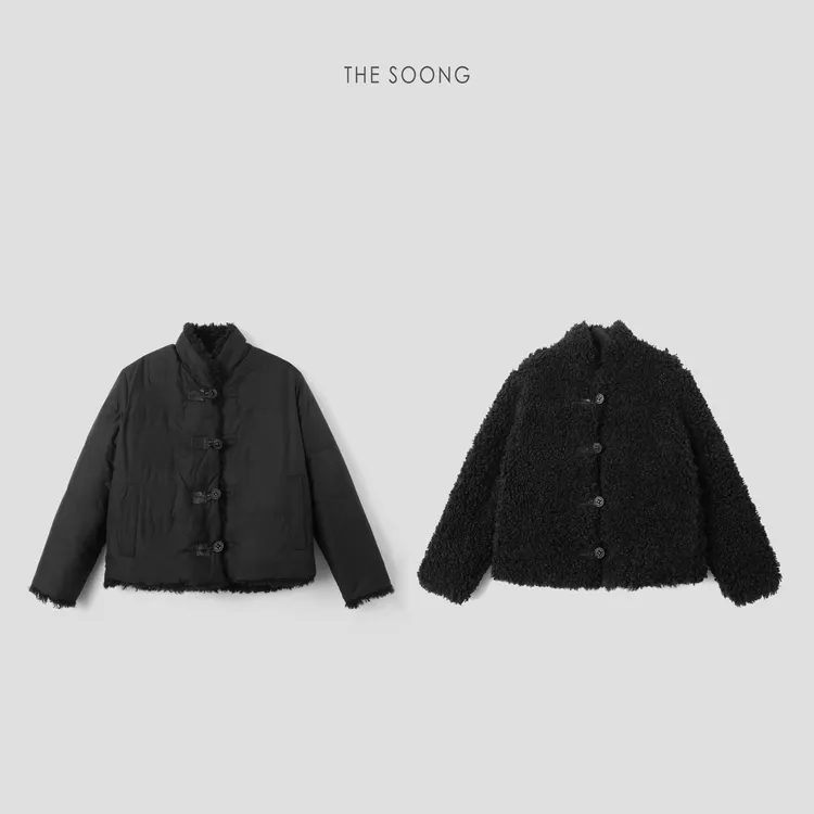 THESOONG|"云端级95三星白鹅绒"定制高密平纹锁温绒面羽绒服F8441