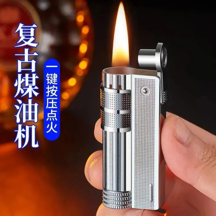 8090复古老式煤油打火机男士怀旧战地砂轮打火机