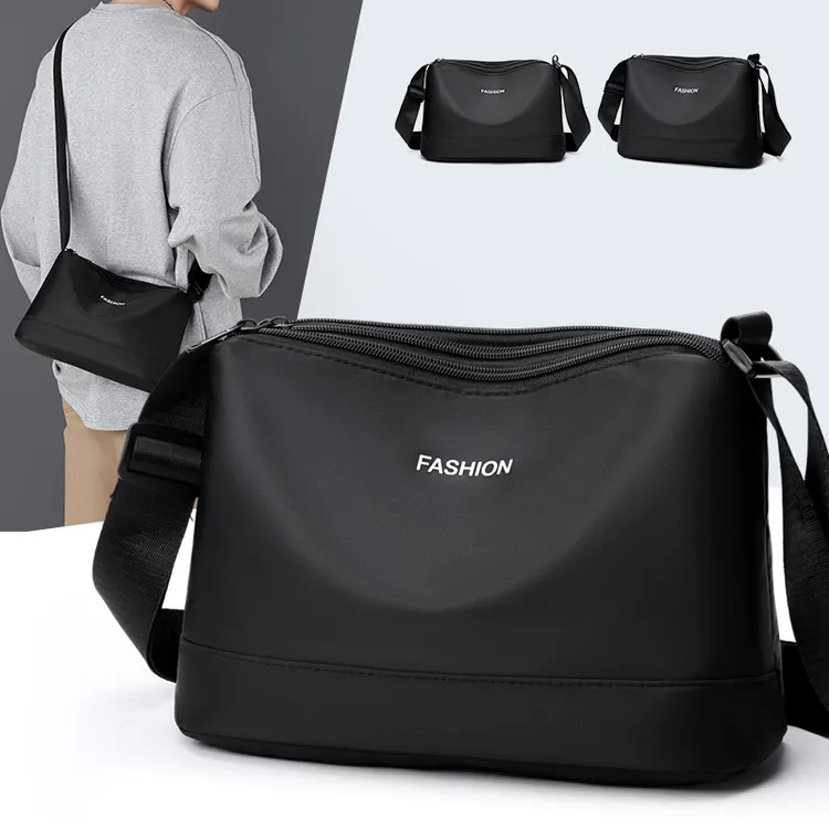 新款单肩包时尚潮流百搭简约多功能防水韩版大容量轻便单肩斜挎包