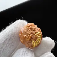 钟馗 猴头核桃核雕