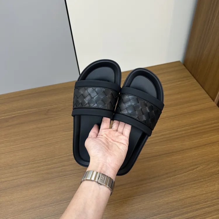 男士夏季时尚休闲编织款凉拖