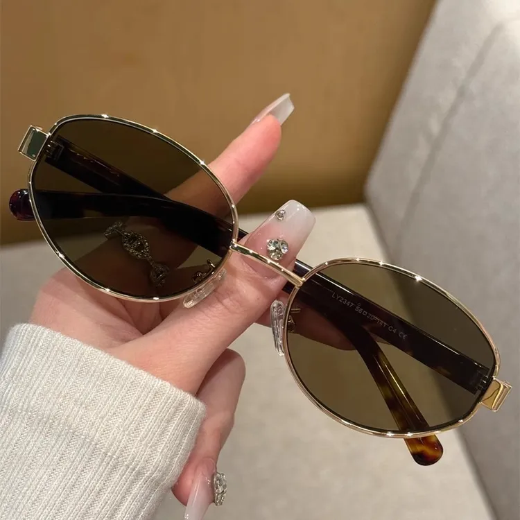 英国【轻奢】Coop Koop 复古港风玳瑁墨镜女近视可配椭圆形太阳镜