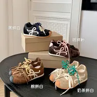 【苏茵茵】爆款足弓支撑版复古系带运动鞋女德训鞋E5109041