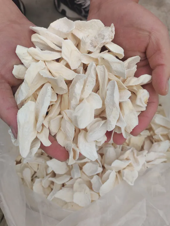 带皮垆土铁棍怀山药片碎片河南温县铁棍山药手工山药片