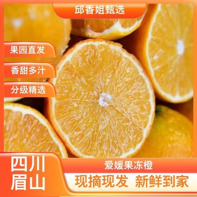 【智在果品】四川爱媛38号果冻橙新鲜采摘香甜多汁应季水果