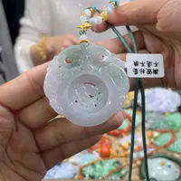 翡翠颈饰未镶嵌代编织