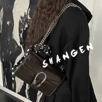 【尚恩CC】ZT-D7022-塞诺咖啡【大】24*6*16轻奢女士新款单肩斜跨包