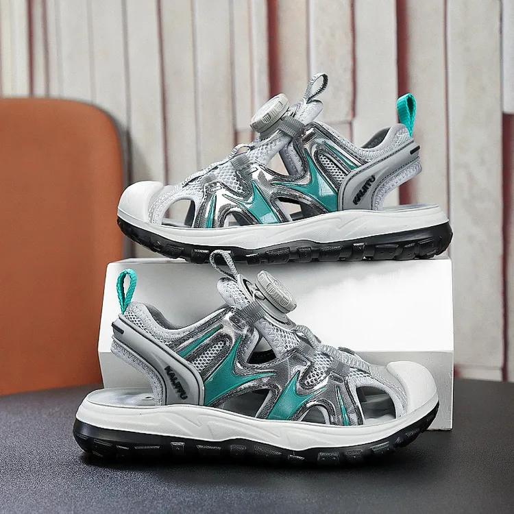 昌祥回力男童凉鞋2025新款夏季男孩防滑儿童沙滩鞋运动软底包头鞋