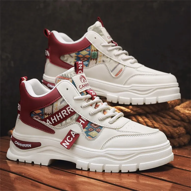 2025新款马丁靴男鞋秋冬季百搭运动增高防滑潮流鞋时尚休闲鞋