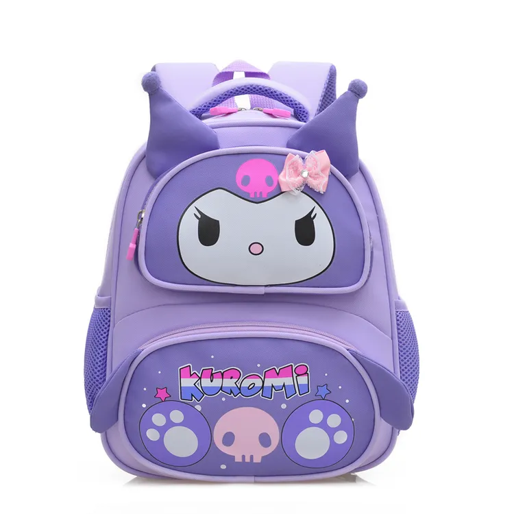 新款库洛米书包幼儿园女孩小中大班卡通可爱双肩包男童蜘蛛侠背包