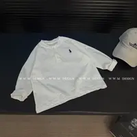 秋款男童女童时尚休闲秋季纯色儿童百搭卫衣hyp2751