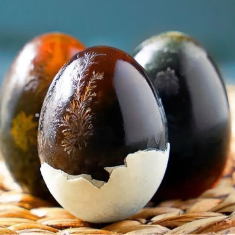 湖北赤壁传统工艺无铅溏心皮蛋松花皮蛋流心溏心皮蛋