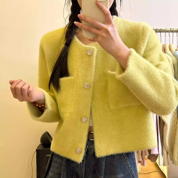 法式小香风短款外套女秋冬2025新款高级感气质名媛上衣