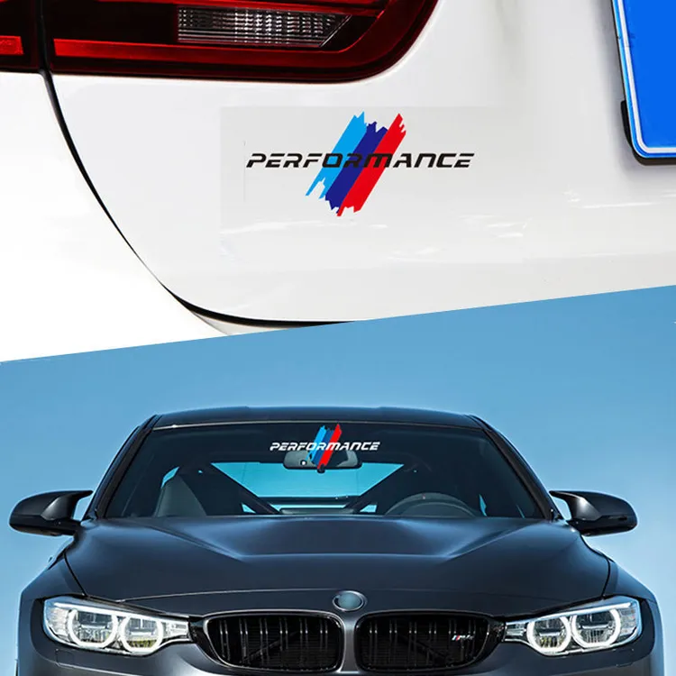 适用于装饰宝马三色车贴个性汽车贴纸划痕遮挡贴电动车摩托车车贴