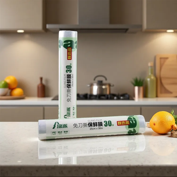 免刀撕一次性保鲜膜食品级PE材质点断式防串味家用厨房冰箱冷藏