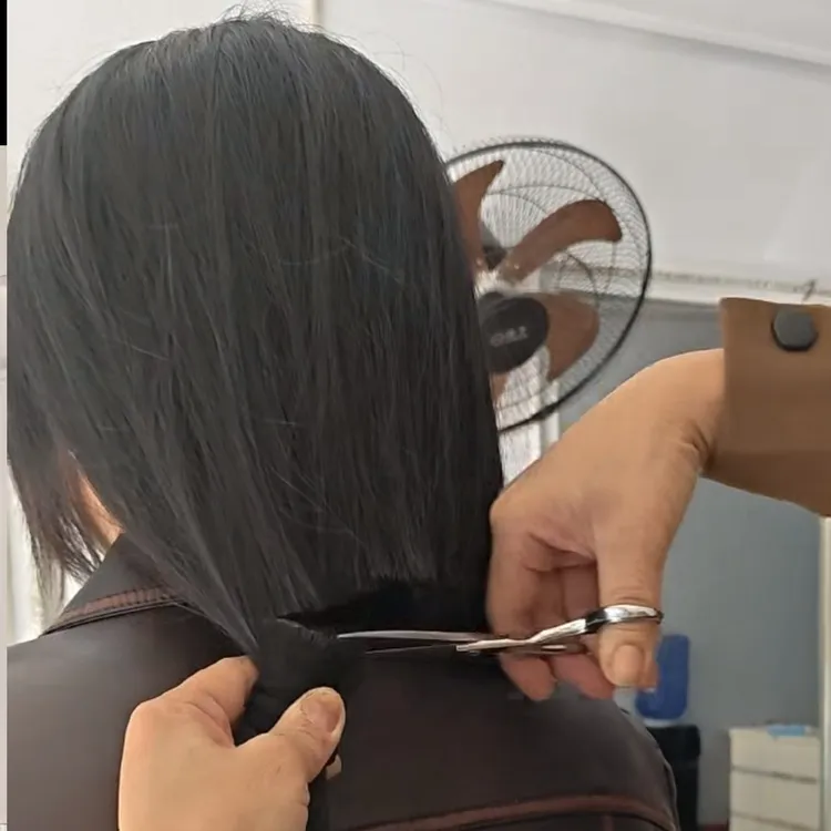 长发真长发自然发色34号44厘米130克