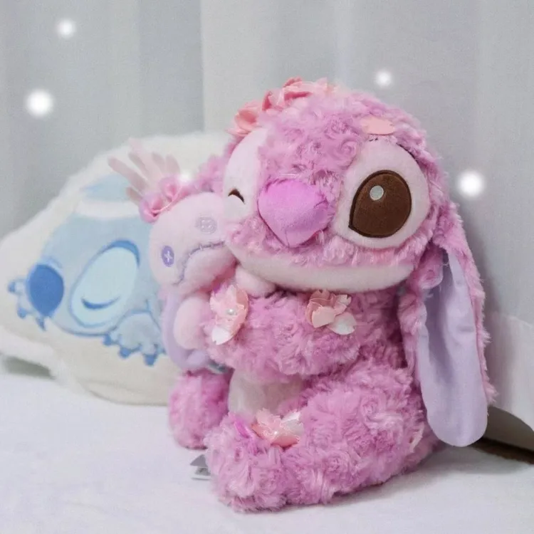 樱花史迪奇毛绒玩具史迪奇生日礼物儿童毛绒礼物公仔玩偶情人节