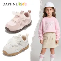 Daphne达芙妮女童鞋宝宝轻便休闲运动鞋防滑欧若假日风儿童小白鞋