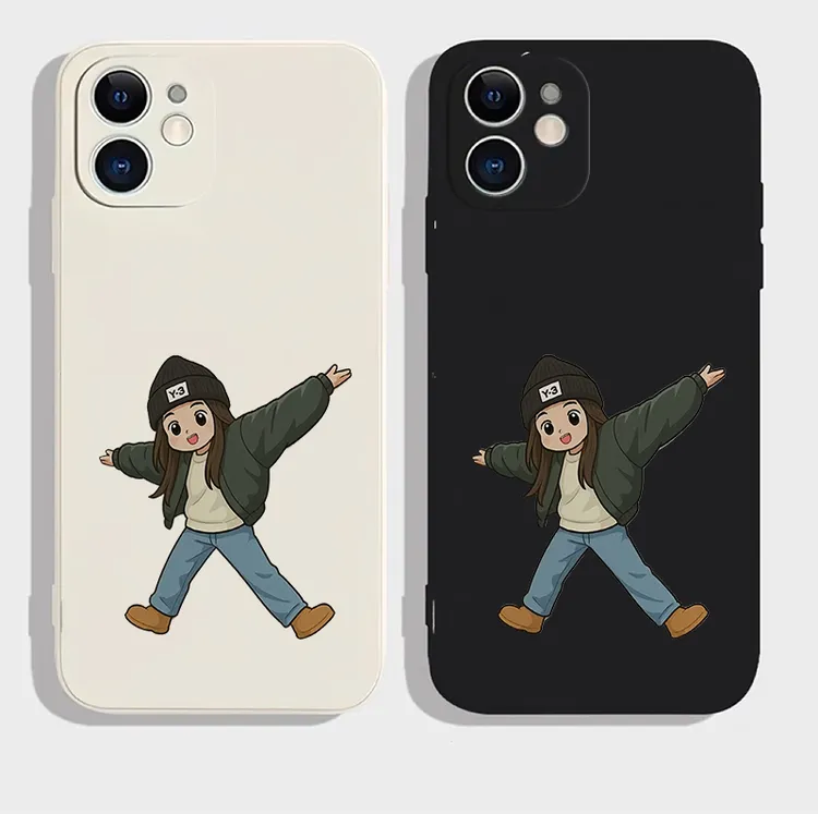 Q版开心邓紫棋苹果16手机壳小米华为三星OPPO魅族vivo适用一加13