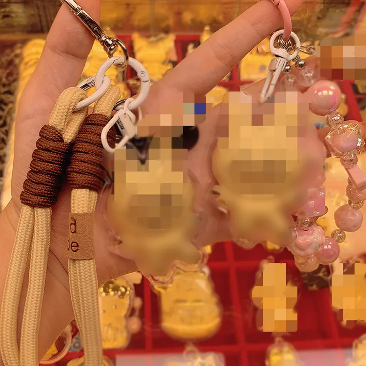 水贝兔耳朵布布挂件 手机包挂件 可爱卡通钥匙扣  情人节生日礼物