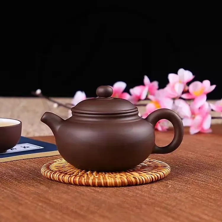 国潮新款大号容量紫砂茶壶手工泡茶单壶功夫茶杯家用可倒茶道用品