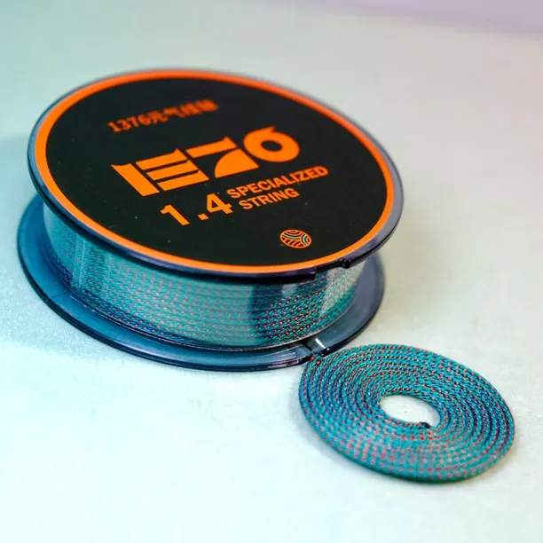 1376元气线轴1.4mm橙绿色10m可烧手串文玩线串珠手工编织绳耐磨