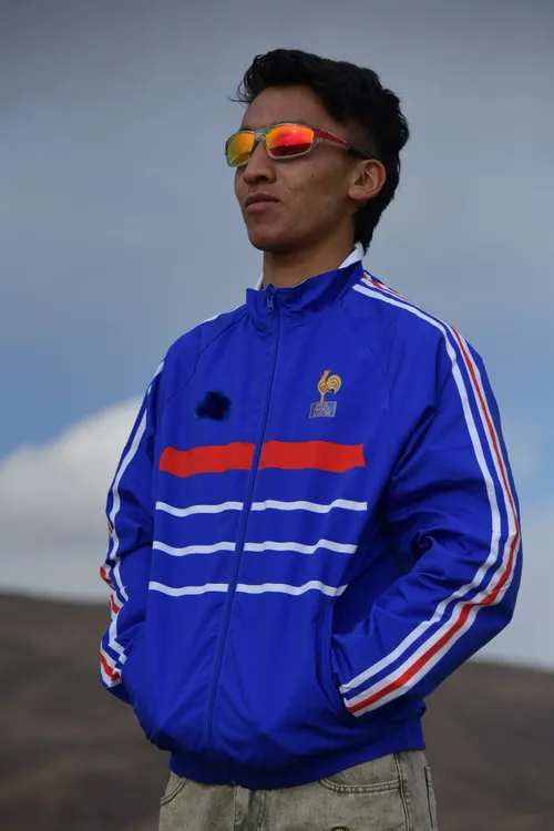 复刻98年世界杯法国双面硅胶风衣