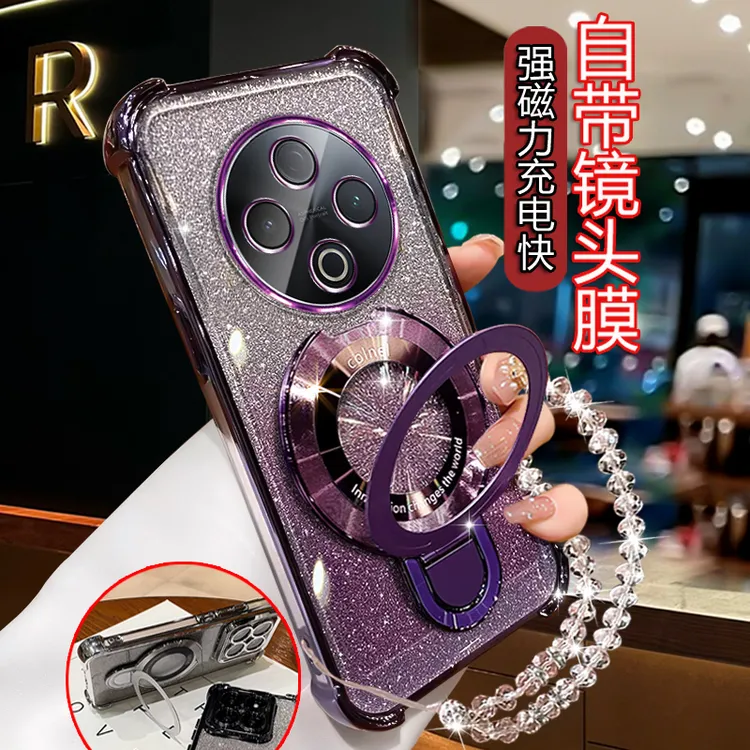 适用vivoy500手机壳女潮支架Vivo Y500 5G新款V2506A镜头全包软壳