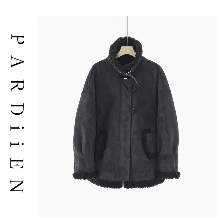 【北总严选】帕迪恩毛边立领羊毛外套25PD-25B2038