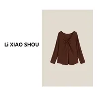 【李小瘦大码女装】新款百搭舒适宽松休闲时尚长袖气质356D