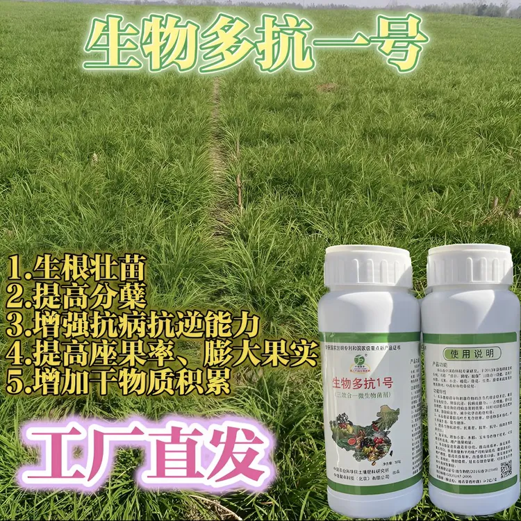 生物多抗一号麦冬专用生根促长促分蘖提高坐果率促进果实膨大