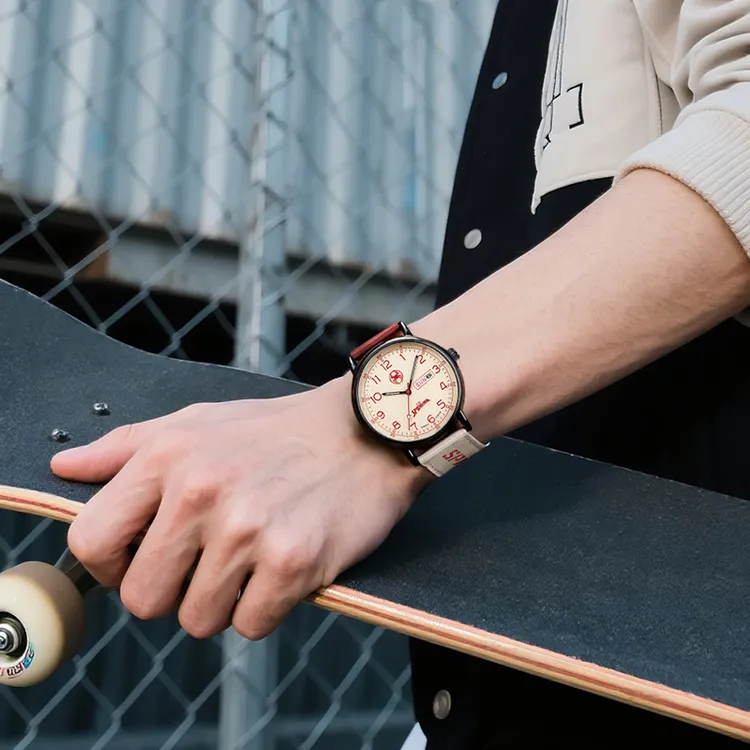 迪士尼蜘蛛侠2025年新款夜光手表初中高中男女生考试手表MV-9337