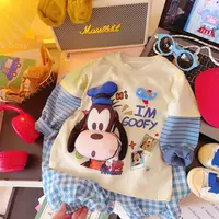 男女童长袖T恤儿童立体玩偶春秋装2025新款休闲风纯棉打底衫
