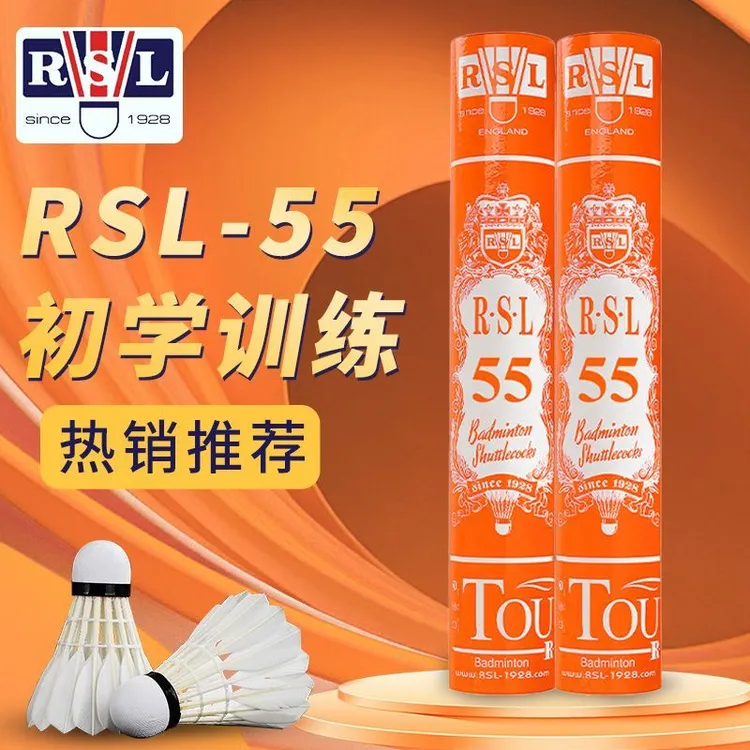 RSL/亚狮龙羽毛球精选12只装训练比赛用球飞行稳定耐打落点精准
