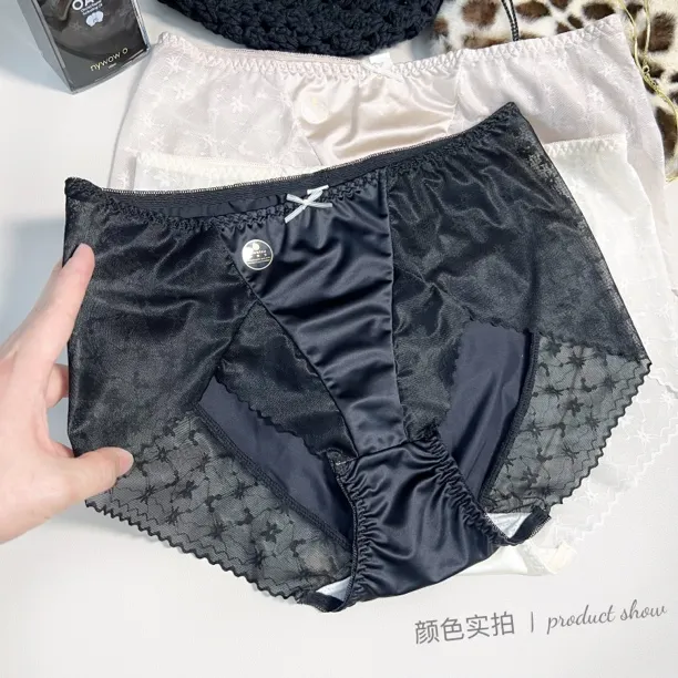 【法式奢华女神裤】高货微收腹蕾丝女内裤新款韩版舒适透气中高腰