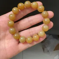 和田玉未镶嵌颈饰黄金糖卡12