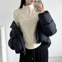 （拉链款立领卫衣）2188秋冬季韩版修身气质外穿百搭长袖卫衣Z