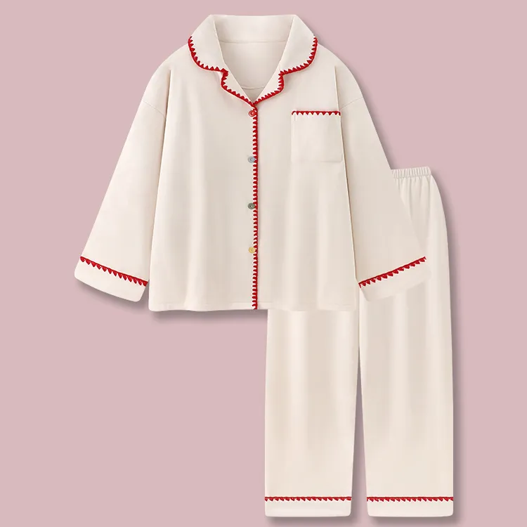 『红茶可露』海岛绒红色睡衣女冬季本命年家居服春秋薄绒2025新款