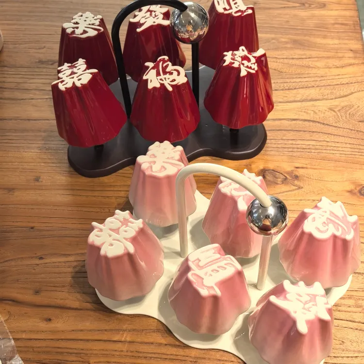 创意汉字陶瓷杯新婚礼物乔迁礼物