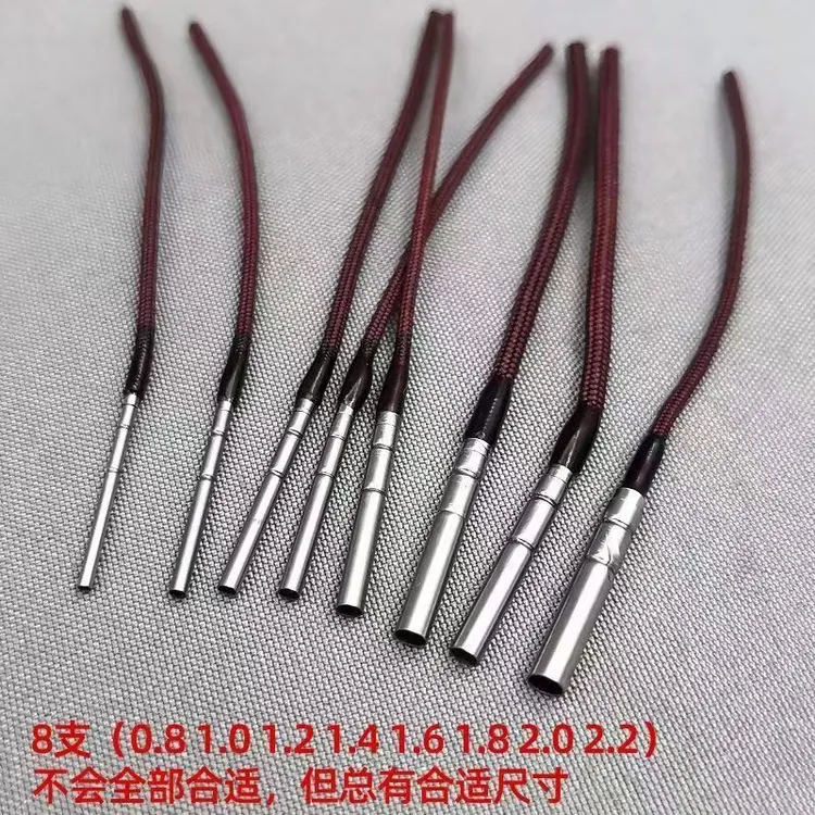 【防缠绕】鱼竿头稍绳连接器竿稍转环万向旋转头不锈钢360度竿稍绳