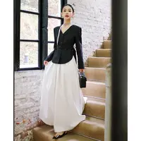 MEIYANG/美洋【特卖捡漏】赫兹套装 斜纹东丽|静奢MIU风西服半身裙