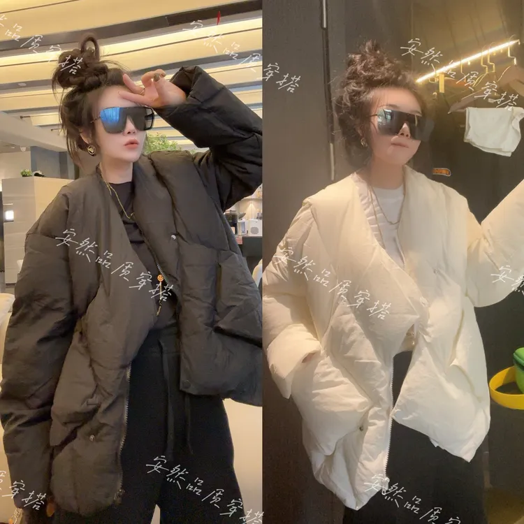 【安然】原单不规则棉外套